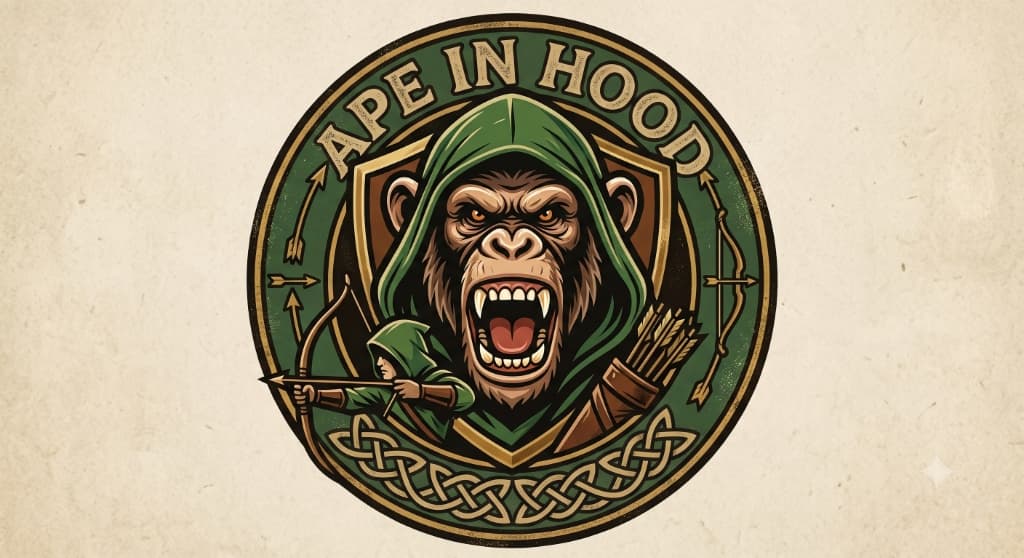 APE IN HOOD Logo